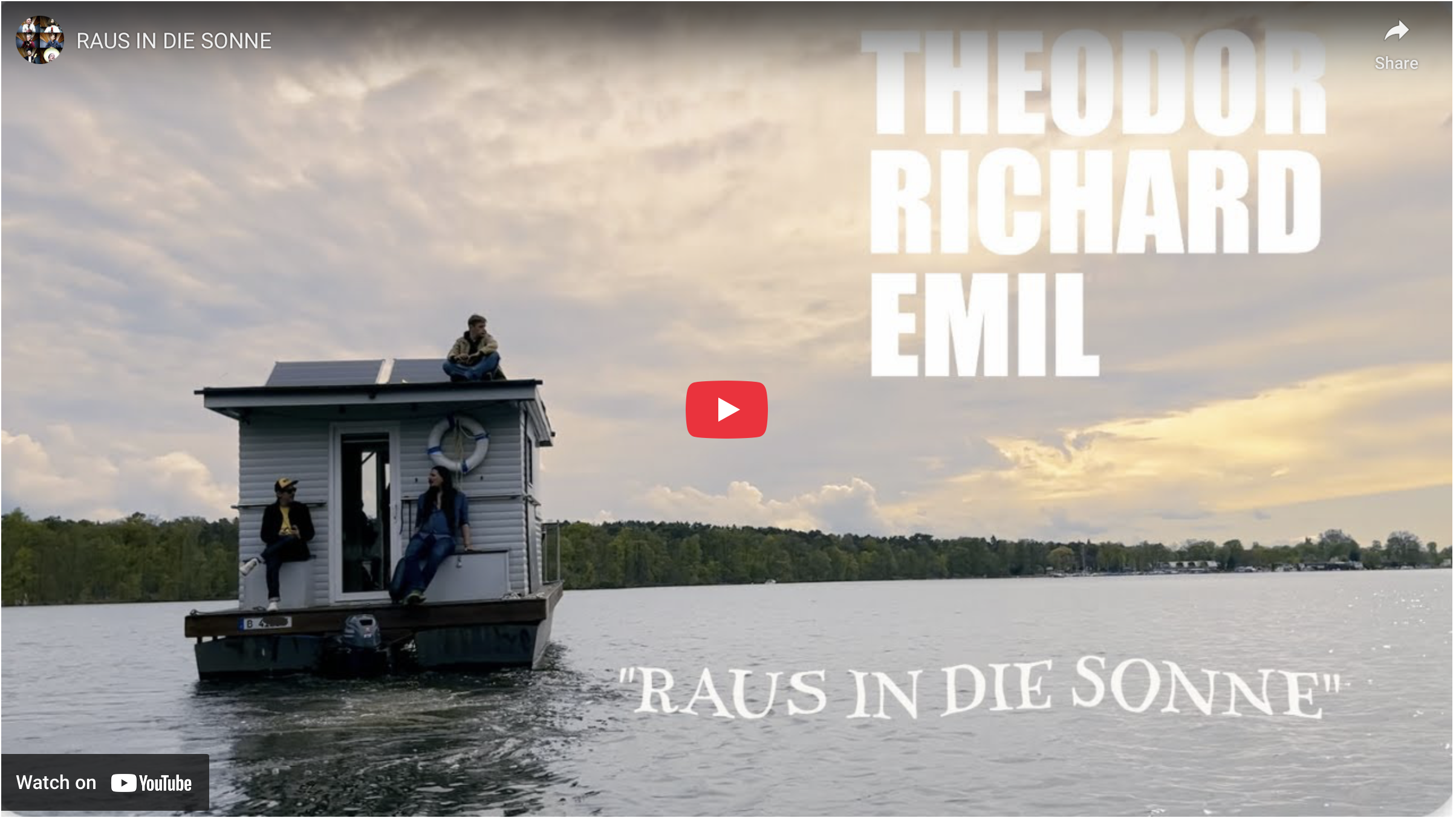 Neues Video jetzt online. „Raus in die Sonne“!